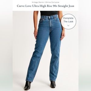 Curve Love Ultra High Rise 90s Straight Jean